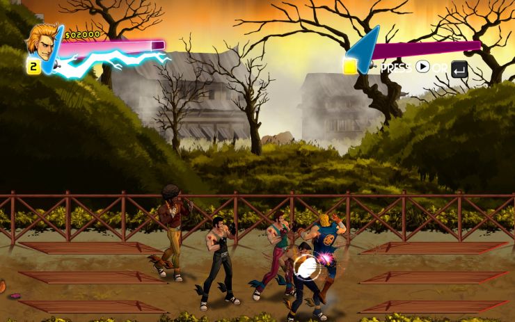 Double Dragon Neon Screenshot3