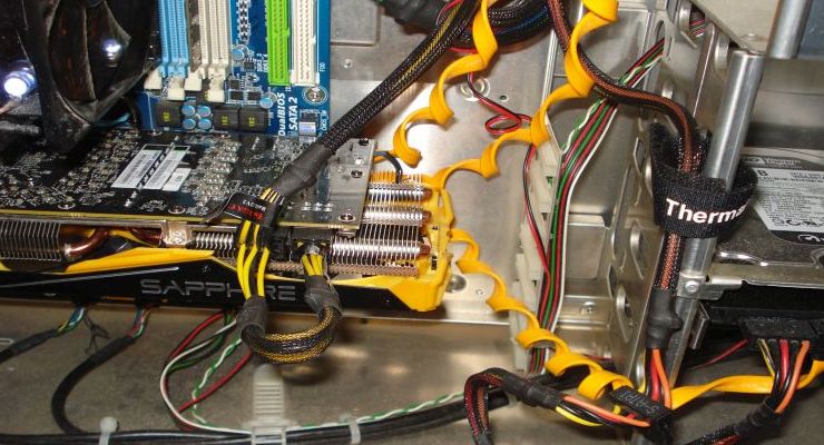 Cable management Makaronada