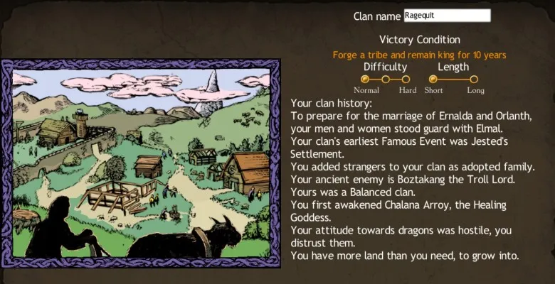 King of Dragon Pass - Beginning