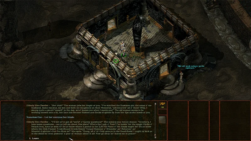 Planescape Torment - Wall of Text
