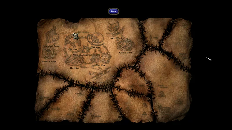 Planescape Torment - Skin Map