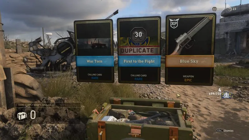 COD WW2 Supply Drop