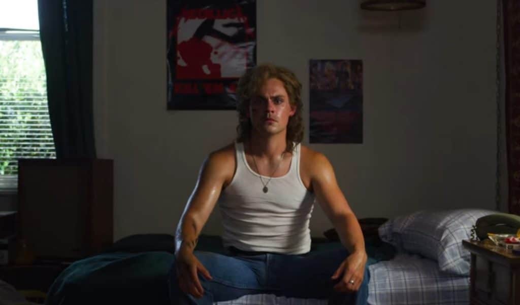 Stranger Things - Metallica and Motley Crue Posters in Billy's Room