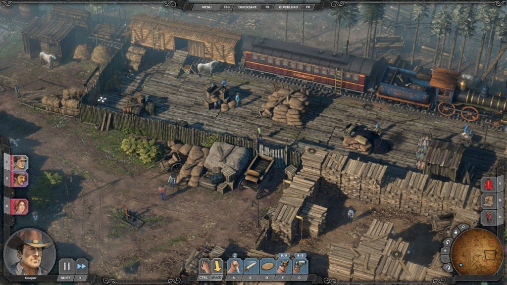 Desperados 3 train works