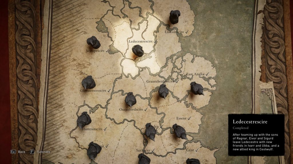 Assassin's Creed Valhalla World Map