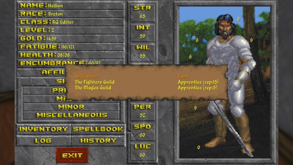 Daggerfall Affiliations