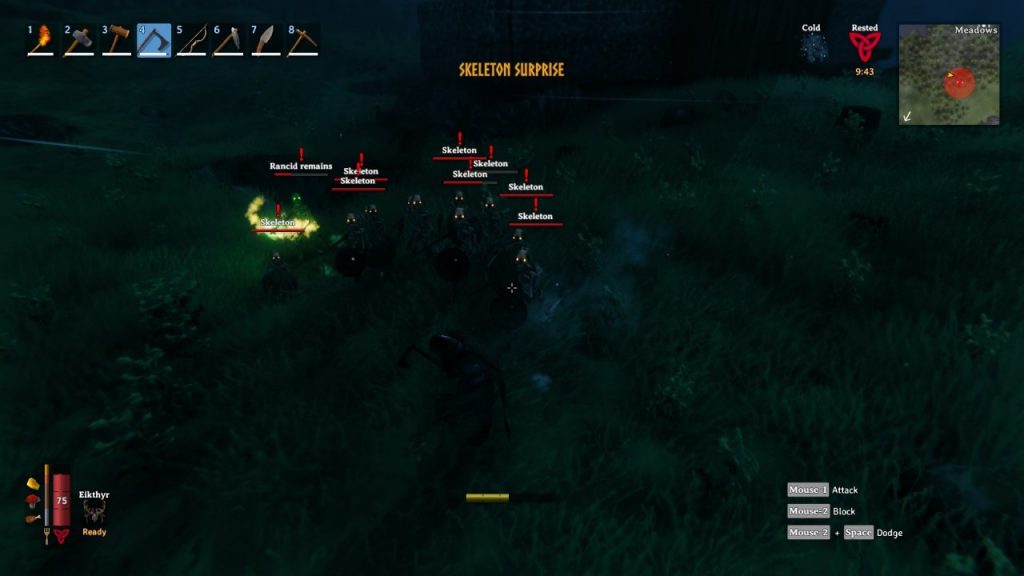 Valheim Skeleton Surprise