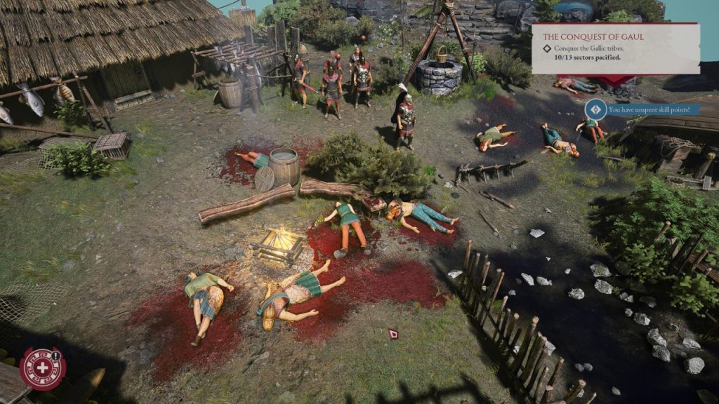 Battle aftermath in Expeditions: Rome