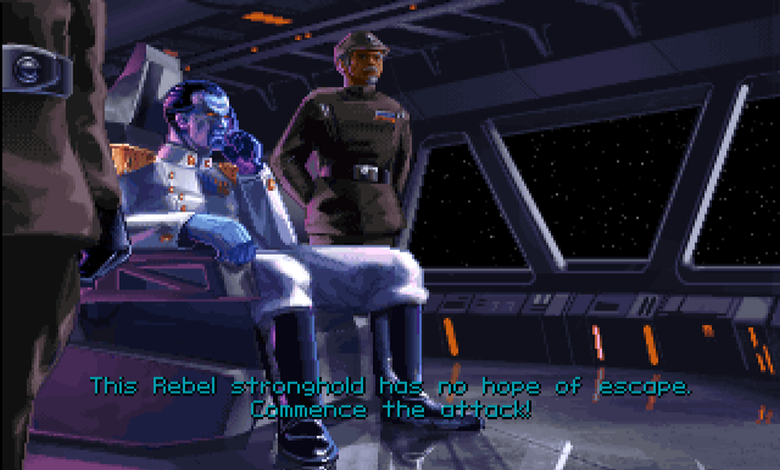 Admiral Thrawn in TIE Fighter