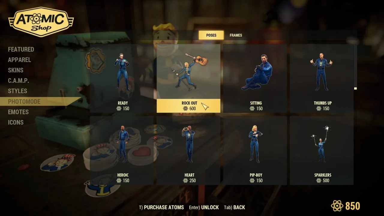 Fallout 76 in-game store