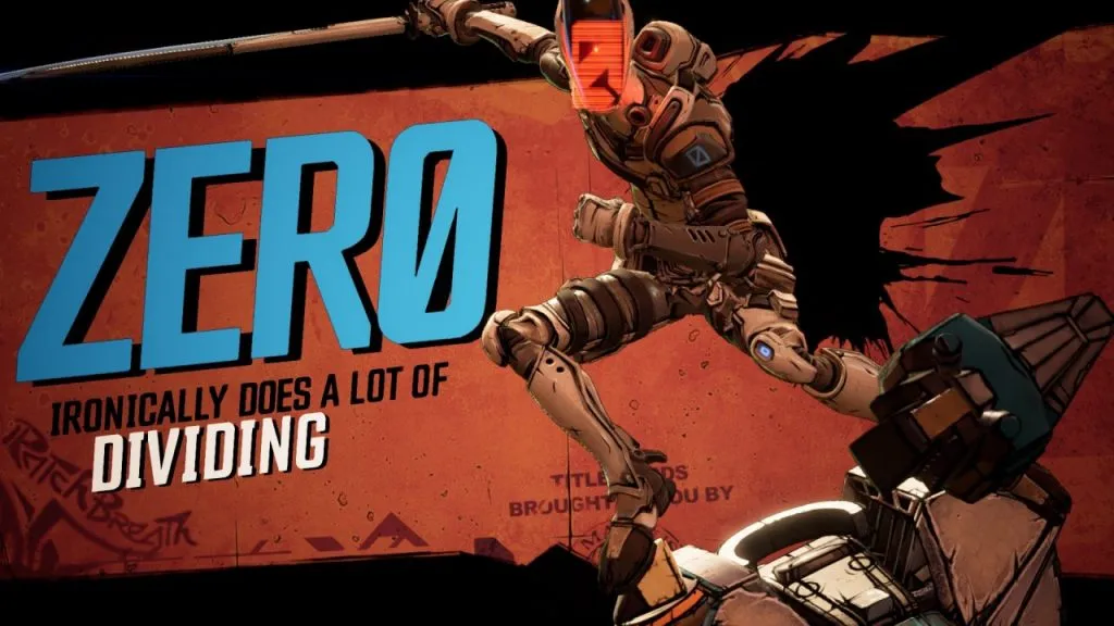 Borderlands 3 - Zero introduction