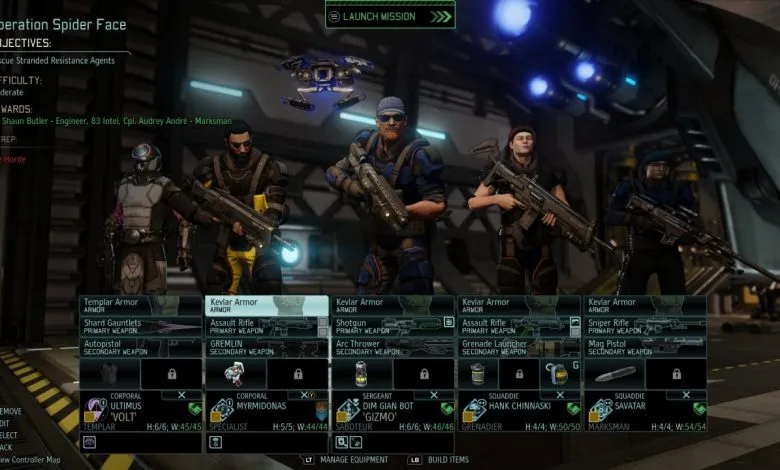 Mission Squad XCOM 2