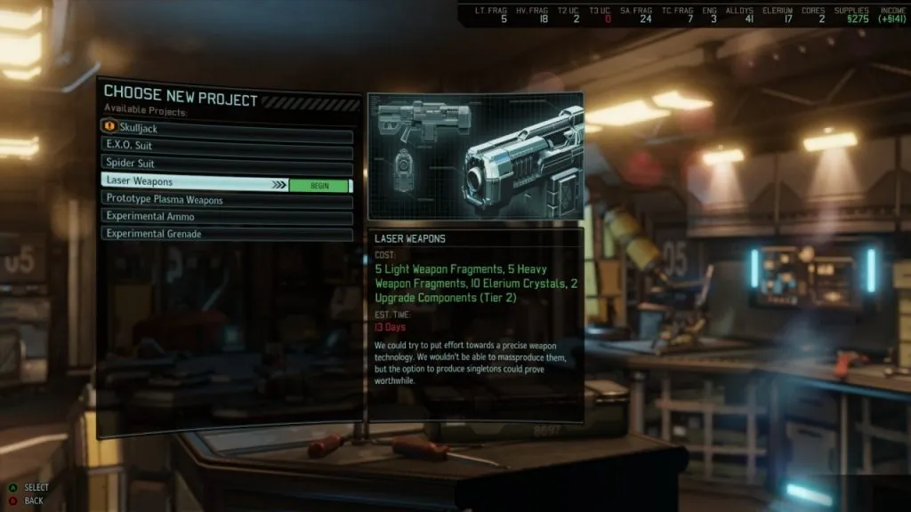 xcom let's play laser weapon proving ground