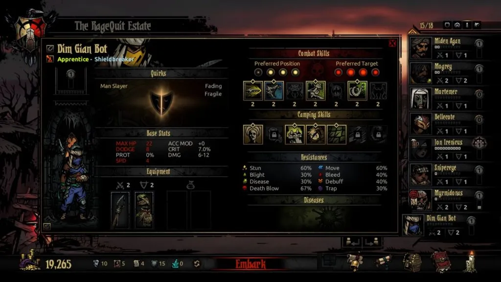 Darkest Dungeon Shieldbreaker