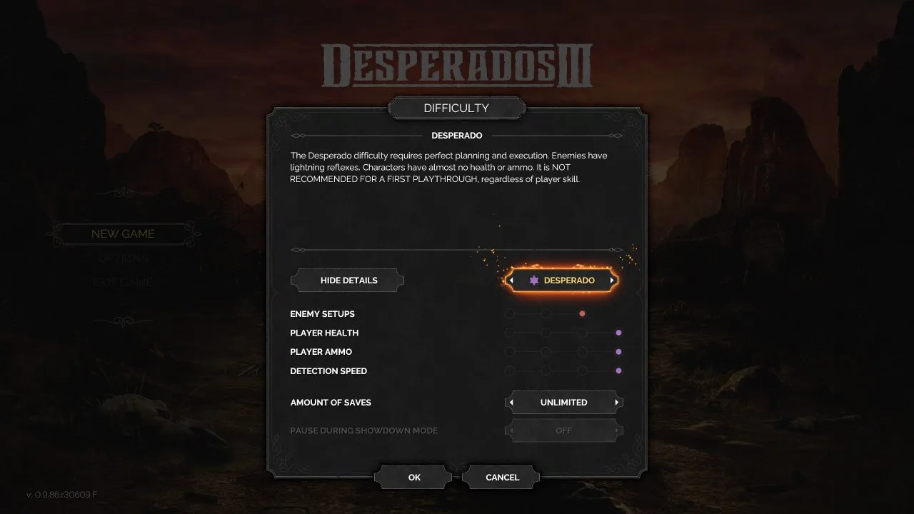 Desperados III difficulty