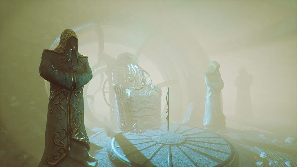 In his house at R'lyeh