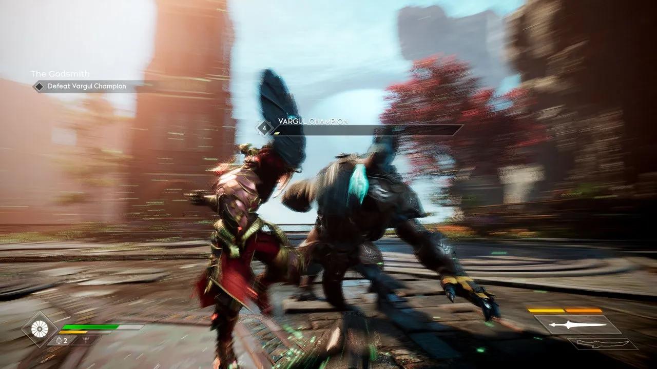 Godfall combat uppercut