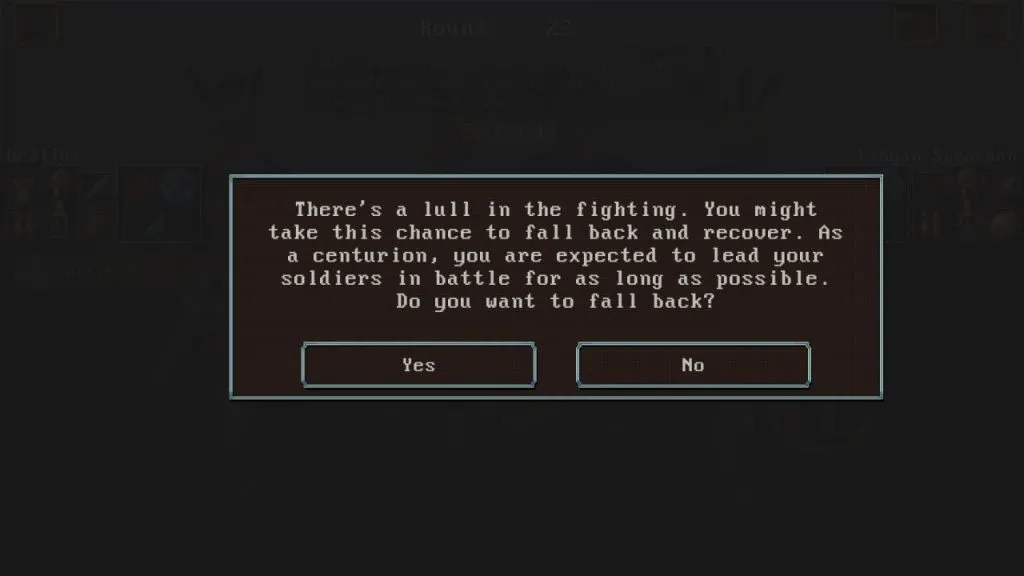 A Legionary's Life Options
