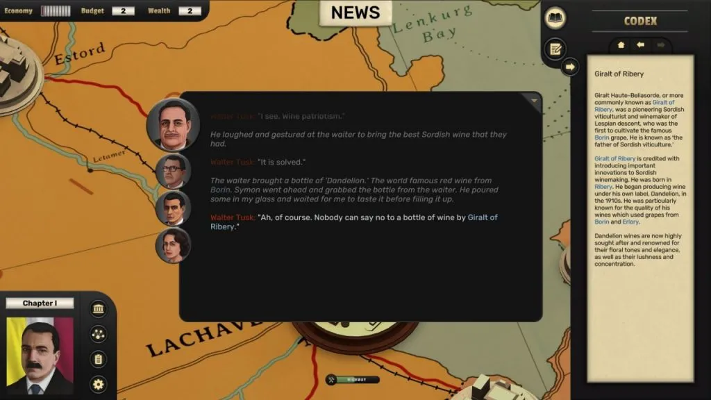 Suzerain Geralt of Rivia Easter Egg