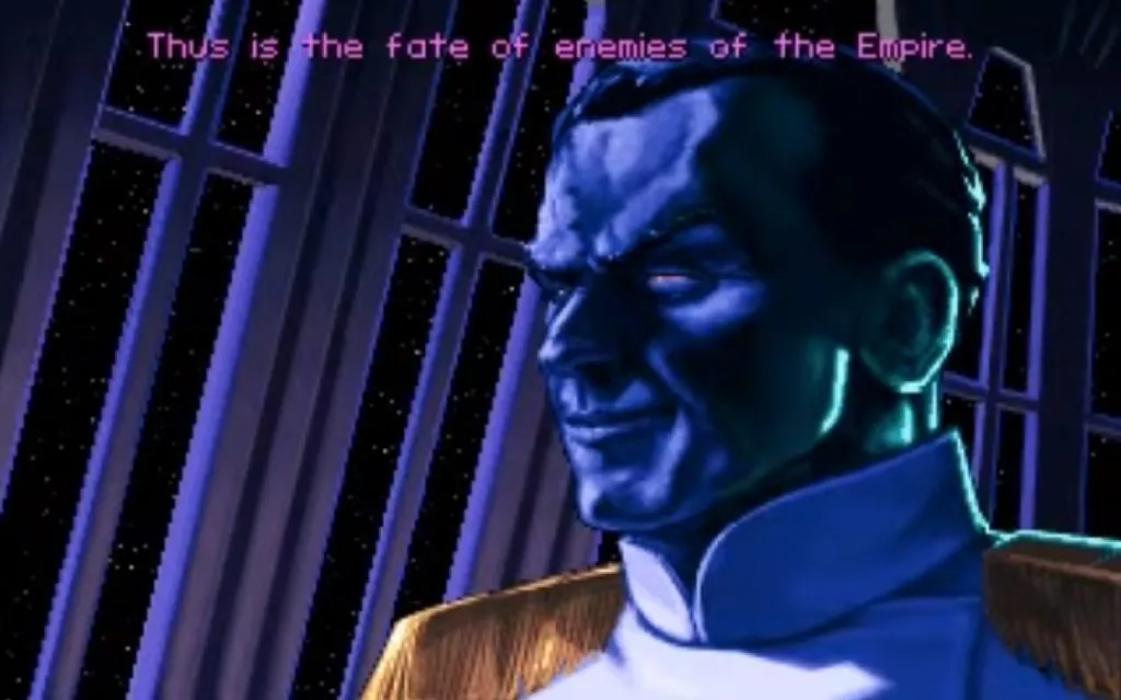 Star Wars Grand Admiral Thrawn TIE Fighter Ending
