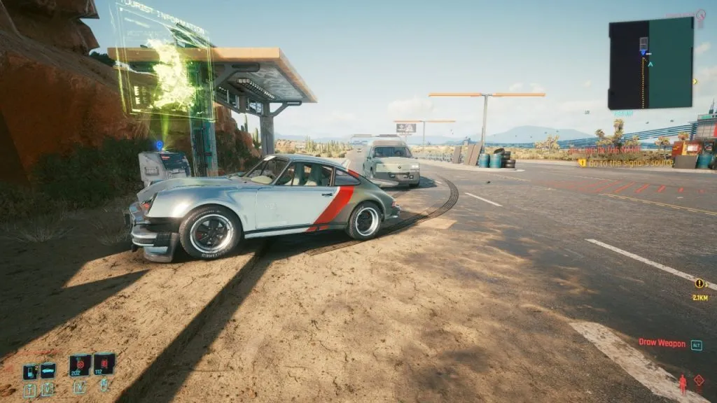 Cyberpunk 2077 Car Driving AI