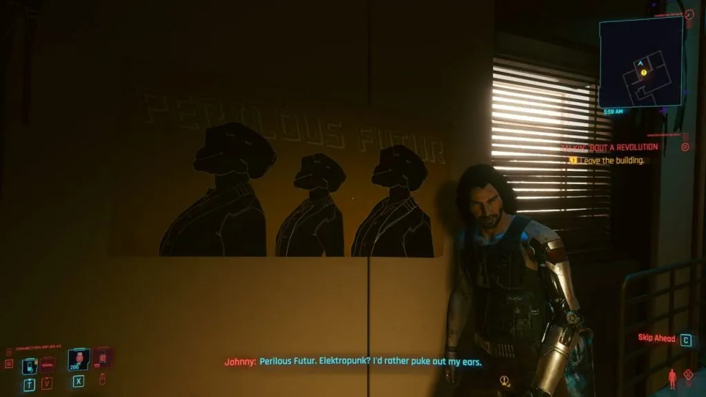 Johnny Silverhands comments on Electropunk poster