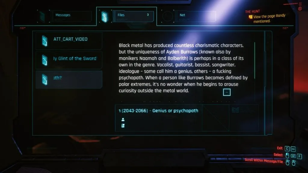 Cyberpunk 2077 Black Metal