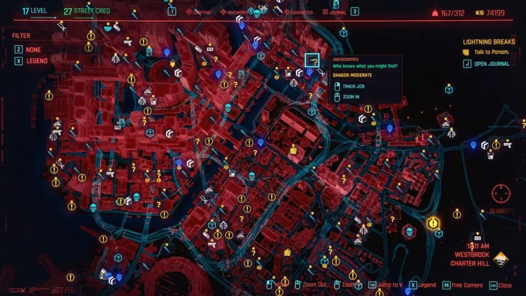 Cyberpunk 2077 World Map