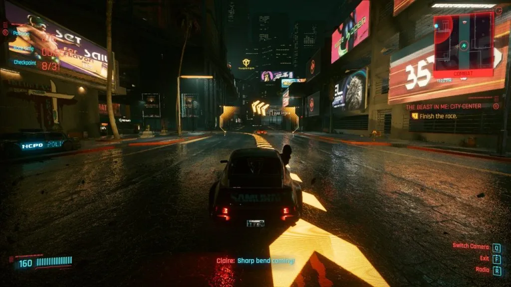 Cyberpunk 2077 Racing