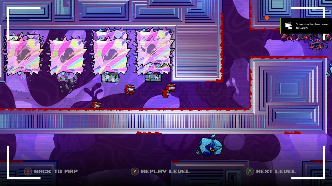 Super Meat Boy Forever replay