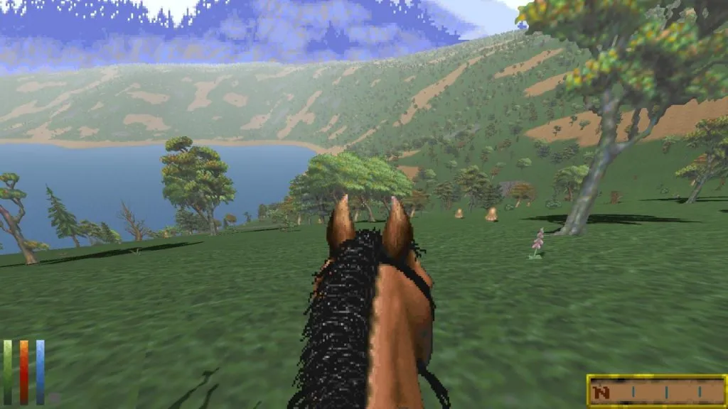 Daggerfall game world forest