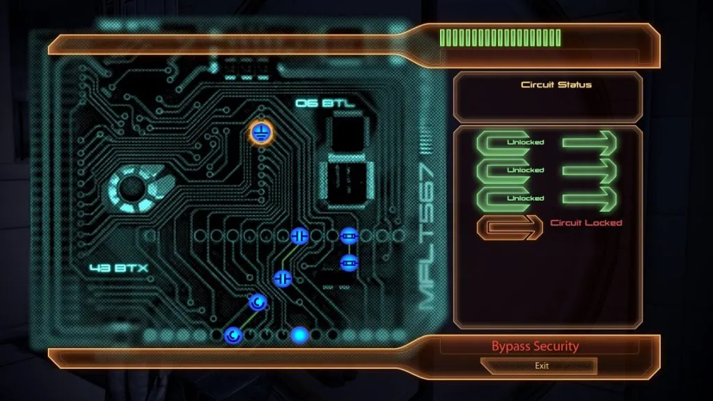 Mass Effect 2 hacking minigame