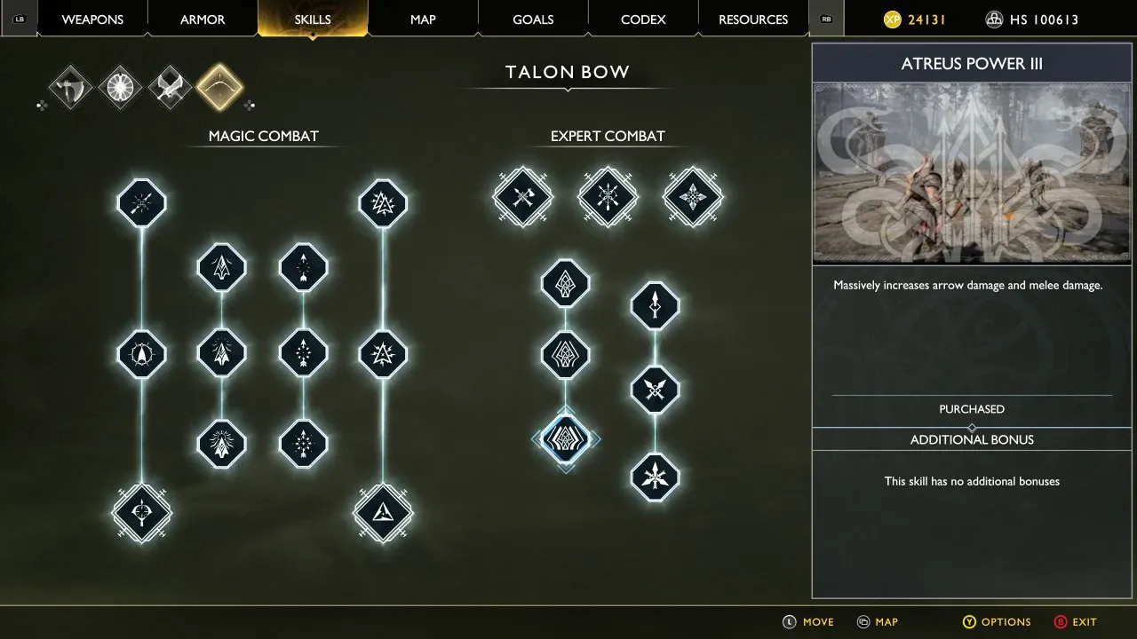 Demonstration of the skill system.