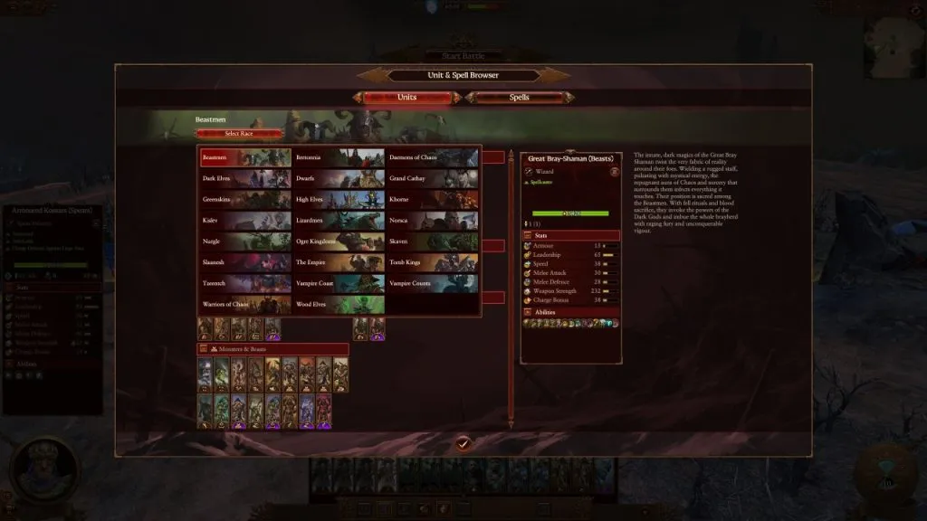 Warhammer 3 - wiki page of all unit-related info