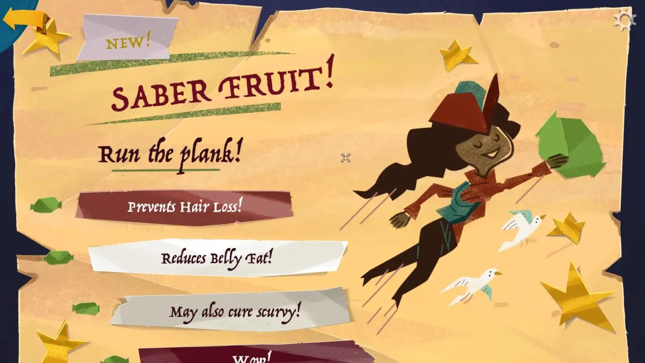 Return to Monkey Island - Saber Fruit flyer