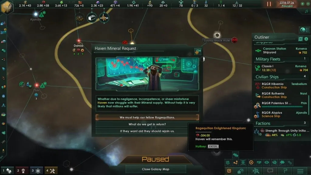 First Contact Haven Event