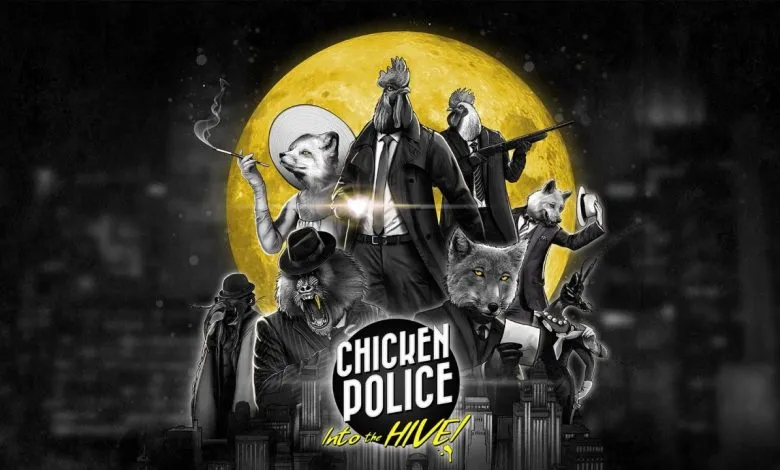 Chicken Police Into the Hive logo