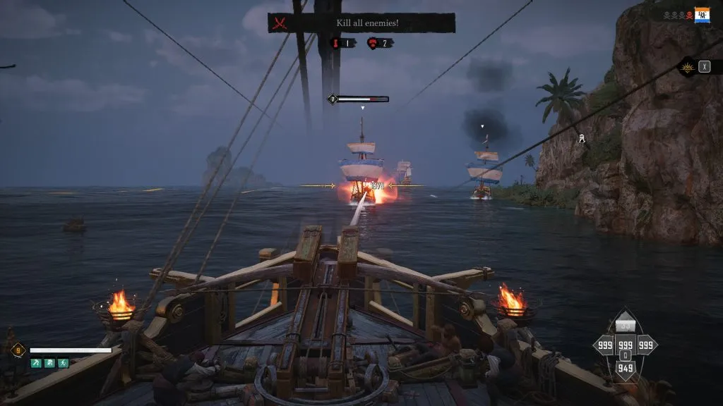 Skull and Bones ship combat