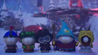 Stan, Kyle, the New Kid, Cartman and Kenny