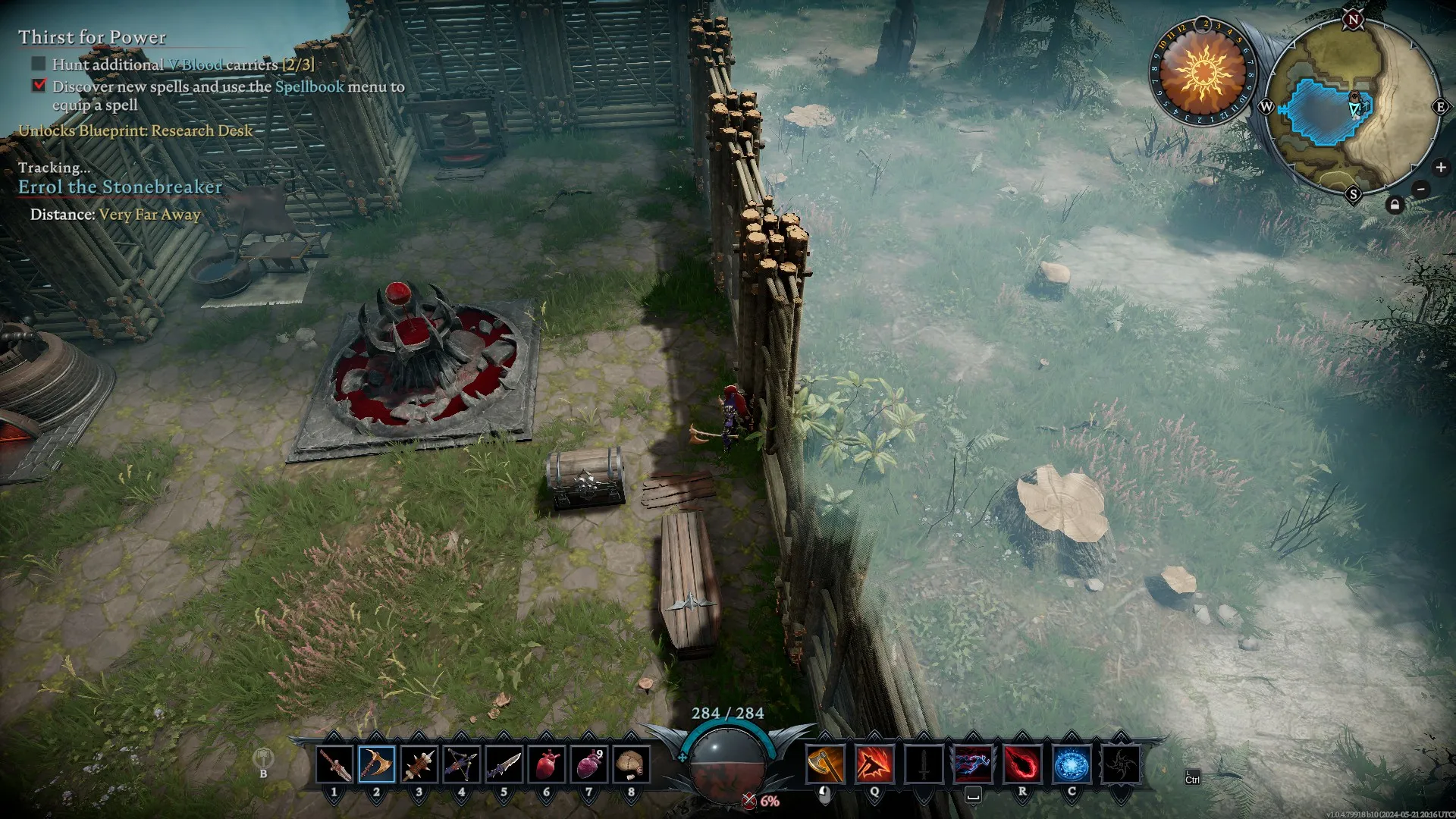 The image shows the initial state of our building estate.