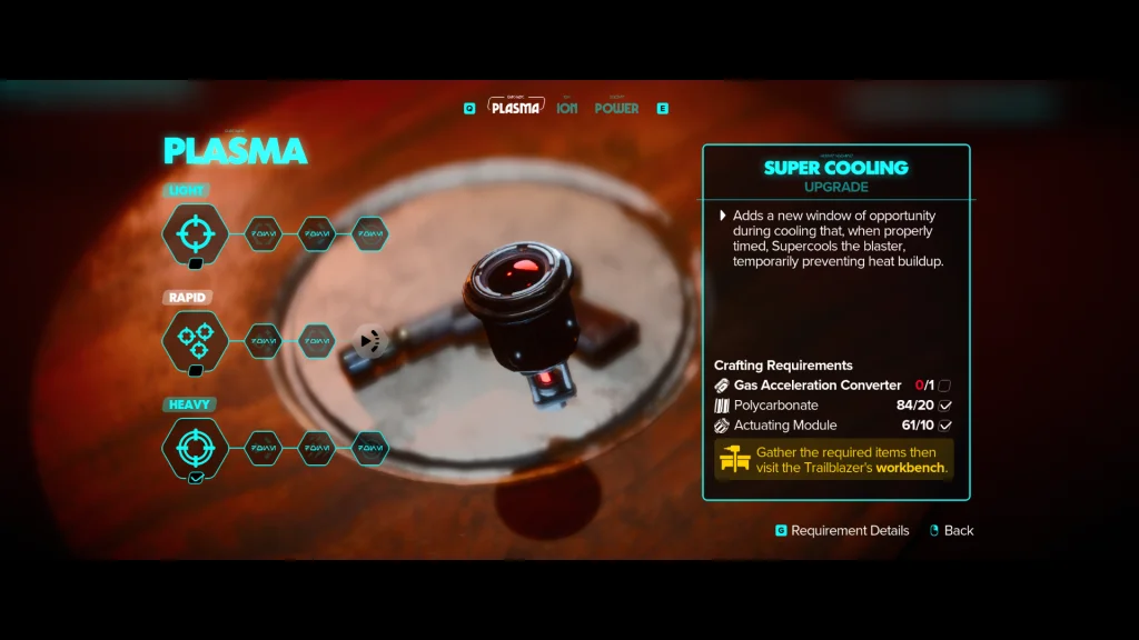 Blaster crafting in Star Wars Outlaws