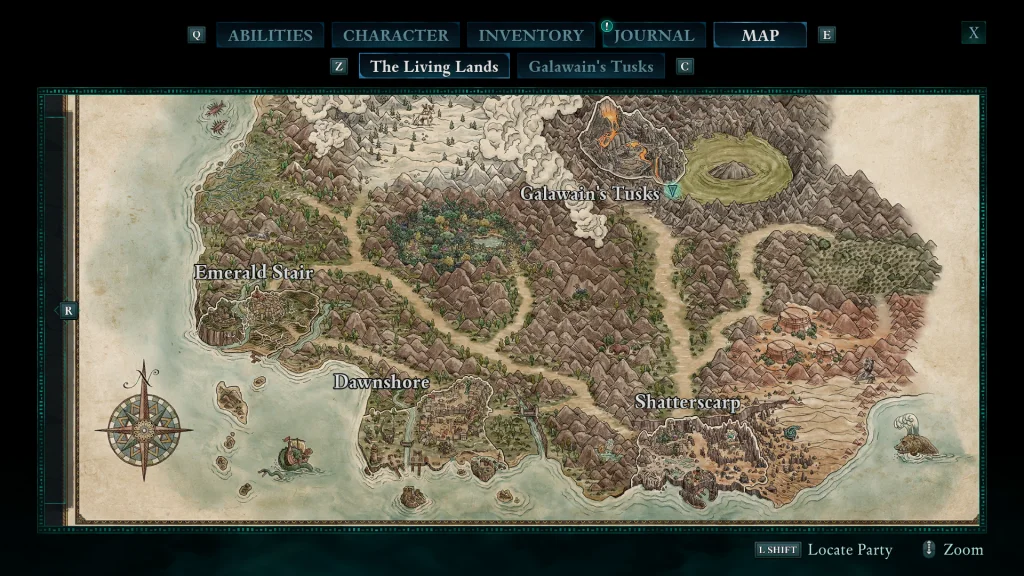 Avowed World Map